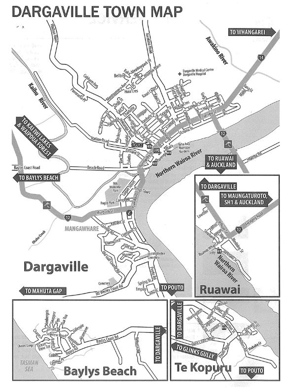 Dargaville Town Map
